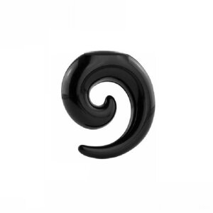 5 mm - WT - White / Blanc - Acrylique - Expander - Escargot