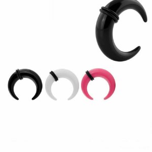 Acrylic - Taper/Expander - Buffalo 4 mm - BK