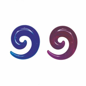 Acrylic - Taper/Expander - spiral - transparent 10 mm - T-PP