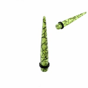 Acryl - Expander - Grün - Neon - 12 mm