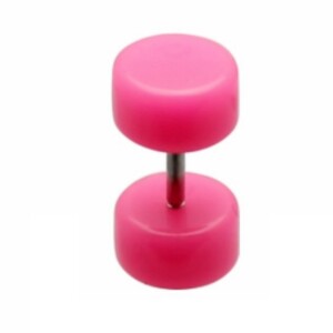 8 mm - PK - Pink - Acryl - Fake Plug - Neon