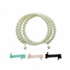 Glass Pearl Bracelet - 3-row