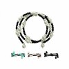 Glasperlenarmband - 3-reihig - zweifarbig - RS/BK - Rosa/Schwarz