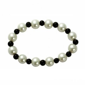 Glass Pearl Bracelet - bicolour