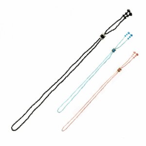 Halskette - Kristalle - 45 cm - SG- Silver Grey/Silber Grau