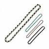 Perlenkette - Magnetverschluss - zweifarbig - WT/BK - Weiss/Schwarz