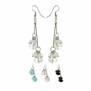 Stainless Steel - Ear ring - crystal - artful