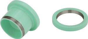 Steel - Flesh Tunnel - pastel green - Supernova Concept  5 mm